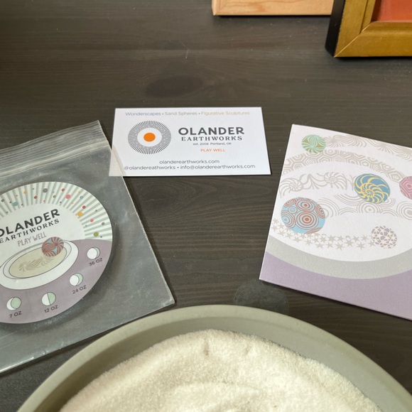 Olander Earthworks Wonderscape gift sensory sand garden relaxation meditation - Picture 4 of 7